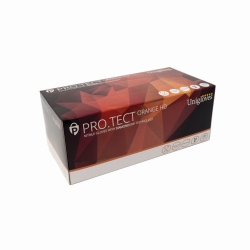 Picture of Disposable Gloves PRO.TECT Orange, Nitrile