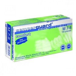 Picture of Disposable Gloves, Semperguard<sup>&reg;</sup> Nitrile comfort