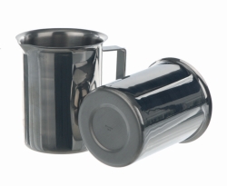 Picture of Beakers, stainless steel, with rim, spout and handle