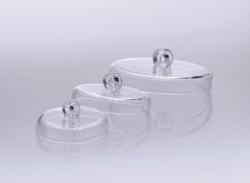 Picture of Lids for Crucibles, quartz glass