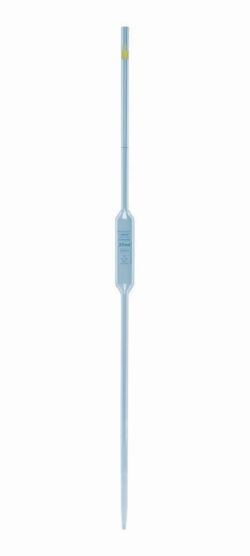 Picture of Volumetric pipettes Volac FORTUNA<sup><SUP>&reg;</SUP></sup>, glass, class AS, 1 mark, blue graduation