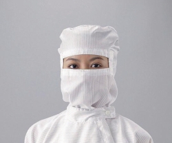 Picture of Hoods ASPURE, for cleanroom overalls, Polyester, with integrated mask