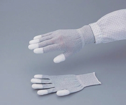 Picture of Conductive Gloves ASPURE, Anti-static, grey, Nylon, coated fingertips