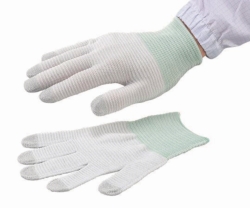 Picture of Conductive Gloves ASPURE LINE, Anti-static, white, Nylon