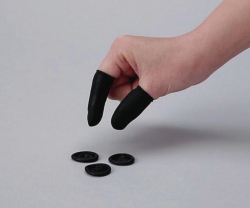 Picture of Conductive Finger cots ASPURE, anti-static, latex