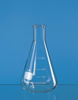 Picture of Erlenmeyer flasks, narrow neck, boro 3.3