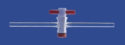 Picture of Stopcocks, with PTFE plug, borosilicate glass 3.3