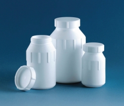 Изображение Wide-mouth bottles, PTFE, with screw cap