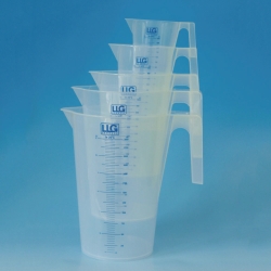 Picture of LLG-Measuring jugs with handle, PP