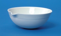 Picture of LLG-Evaporating dishes with round bottom, porcelain, medium form